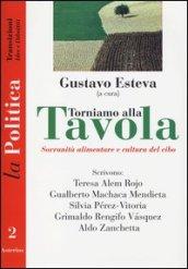 Torniamo alla tavola. Sovranità alimentare e cultura del cibo