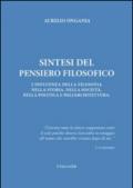 Sintesi del pensiero filosofico. L'infuenza della filosofia nella storia, nella società, nella politica e nell'architettura