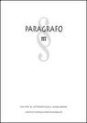 Paragrafo. Rivista di letteratura e immaginari (2007). 3.