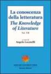 La conoscenza della letteratura. 7.