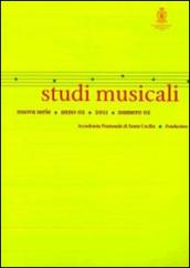 Studi musicali (2011). N.S.