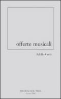 Offerte musicali