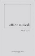 Offerte musicali