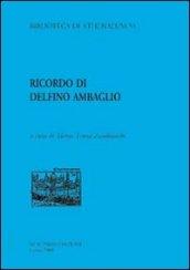 Ricordo di Delfino Ambaglio