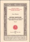 Studi gioviani. Scienza, filosofia e letteratura nell'opera di Paolo Giovio: 1