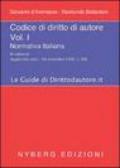 Codice di diritto di autore. 1.Normativa italiana