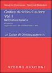 Codice di diritto di autore. 1.Normativa italiana