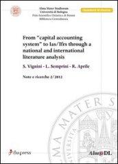 From «capital accounting system» to Ias/Ifrs through a National and International literature analysis