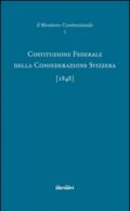 Costituzione federale della confederazione svizzera 1848