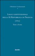 Leggi costituzionali della III Repubblica di Francia (1875)