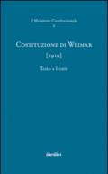 Costituzione di Weimar (1919)