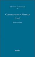 Costituzione di Weimar (1919)