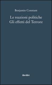 Le reazioni politiche. Gli effetti del terrore