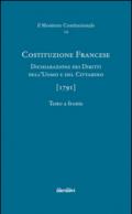 Costituzione francese (1791). Dichiarazione dei diritti dell'uomo e del cittadino. Ediz. multilingue