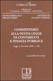 Commentario alla nuova legge di contabilità e finanza pubblica