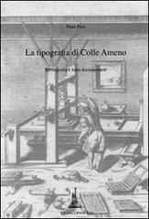 La tipografia di Colle Ameno. Bibliografia e fonti documentarie