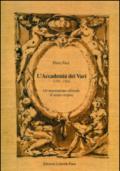 L'Accademia dei Vari (1747-1763). Un'associazione culturale di ampio respiro