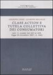 Class action e tutela collettiva dei consumatori (art. 2, commi dal 445, legge 24 dicembre 2007, n. 244)