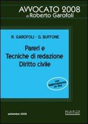 Pareri e tecniche di redazione. Diritto civile