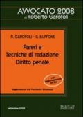 Pareri e tecniche di redazione. Diritto penale