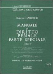 Manuale di diritto penale. Parte speciale