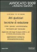 Atti giudiziari e tecniche di redazione. Civile, penale, amministrativo