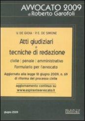 Atti giudiziari e tecniche di redazione. Civile, penale, amministrativo