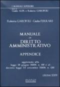 Manuale di diritto amministrativo. Appendice