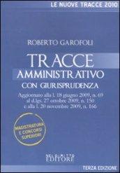 Tracce amministrativo. Con giurisprudenza