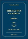 Thesaurus giuridico e dialettico (latino-italiano)