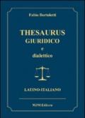 Thesaurus giuridico e dialettico (latino-italiano)