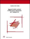 Appunti delle lezioni di meccanica razionale per ingegneria