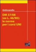 Antincendio. DM 37/08 (ex L46/90). Le norme per i corsi UNI