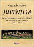 Juvenilia. Raccolta di sperimentazioni post-liceali con naturale influenza scolastica (1949-1956)