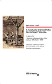 Il ragazzo di stamperia di cinquant'anni fa