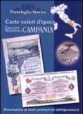 Campania. Carte valori d'epoca