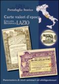 Lazio. Carte valori d'epoca