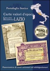 Lazio. Carte valori d'epoca