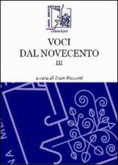 Voci dal Novecento. 3.