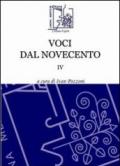 Voci dal Novecento. 4.