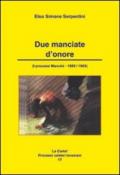 Due manciate d'onore. I processi Mancini 1889/1903