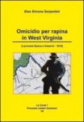 Omicidio per rapina in West Virginia