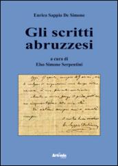 Gli scritti abruzzesi. Enrico Sappia De Simone