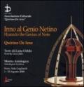 Inno al genio netino Quirino De Ierso. Catalogo della mostra. Ediz. italiana e inglese