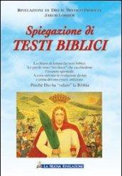 Spiegazione Di Testi Biblici