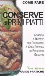 Conserve di primi piatti