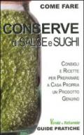 Conserve di salse e sughi