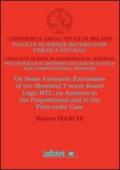 On some axiomatic extensions of the monoidal T-norm based logic MTL. An analysis in the propositional and the first-order case