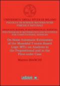 On some axiomatic extensions of the monoidal T-norm based logic MTL. An analysis in the propositional and the first-order case