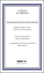 Bibliographie der troubadours